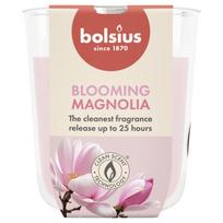 Žvakė, aromatinė Bolsius Blooming Magnolia, 25 h, rožinė sp.