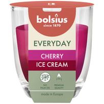 Žvakė, aromatinė Bolsius Cherry Ice Cream, 21 h, raudona sp./rožinė sp.
