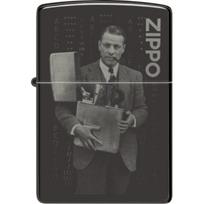 Žiebtuvėlis Zippo 48702 Founder's Day Commemorative/Special Edition, juoda sp.