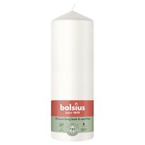 Žvakė, cilindrinė Bolsius, 75 h, Balta sp.