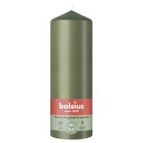 Žvakė, cilindrinė Bolsius, 75 h, Žalia sp.
