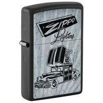 Žiebtuvėlis Zippo 48572 Zippo Car Design, juoda sp.
