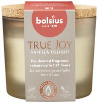 Žvakė, aromatinė Bolsius TRUE JOY Vanilla Delight, 21 h, Balta sp.