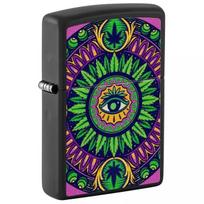 Žiebtuvėlis Zippo 48583 Black Light, juoda sp./įvairių spalvų