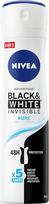 Moteriškas dezodorantas Nivea Black & White Invisible Pure, 150 ml