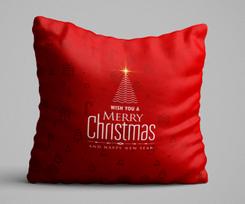 Dekoratyvinė pagalvėlė Mioli Decor Krlntxmas-14, įvairių spalvų, 43 cm x 43 cm
