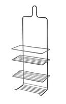 Dušo lentynėlė Mondex Carl, 10 cm x 47.5 cm x 18.5 cm, juoda sp.