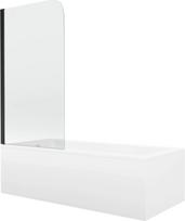 Vonia su sienele, laisvai pastatoma Mexen Cubik, 70 cm x 170 cm x 40 cm, stačiakampis, balta sp.