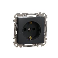 Kištukinis lizdas Schneider Electric Sedna Design SDD114021, su įžeminimu, IP20, antracito sp.