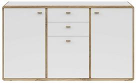 Komoda Ronda S612-KOM3D2S/B-DFJ/BI, ąžuolo sp., 91 cm x 39 cm x 158 cm