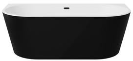Vonia, laisvai pastatoma Besco Vica New B&W, 80 cm x 170 cm x 60.5 cm, balta sp./juoda sp.