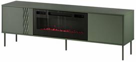 TV staliukas Tresse, žalia sp., 180 cm x 40 cm x 54.5 cm
