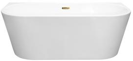 Vonia, laisvai pastatoma Besco Vica New, 80 cm x 150 cm x 60 cm, balta sp.