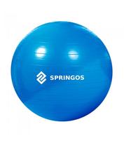Gimnastikos kamuolys Springos FB0006, mėlyna sp., 85 cm