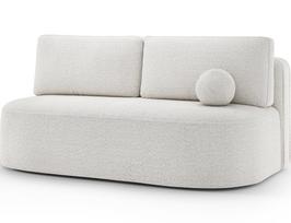 Sofa-lova Lilana Royal 01, balta sp., 193 x 96 cm x 93 cm