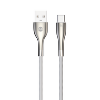 Kabelis Forever Sleek GSM171168 USB, USB Type C, 1 m, sidabro sp.