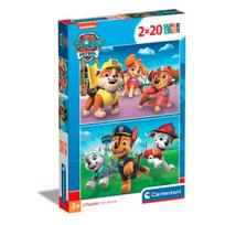 Dėlionė 2in1 Clementoni Paw Patrol, 18.5 cm x 27 cm, 40 vnt., įvairių spalvų
