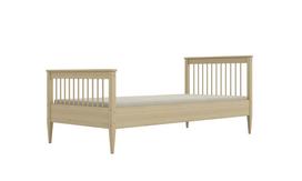 Vaikiška lova Kocot Kids Emilia, rusva sp., 90 x 200 cm, be patalynės dėžės, su čiužiniu