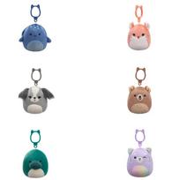 Pliušinis žaislas Squishmallows Clip On SQJW3521, (spalva/dizainas parenkami atsitiktine tvarka), 8 cm
