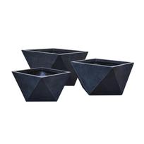 Gėlių vazonas Domoletti LT24405-A, keramika/molis, Ø 30 cm, antracito sp.