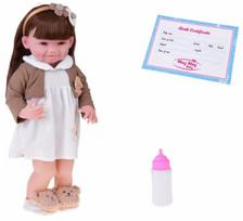 Lėlė su priedais Baby MayMay ZA5830, 55 cm, ruda sp.