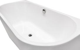Vonia, laisvai pastatoma Besco Vica, 150 cm x 80 cm, balta sp.
