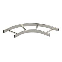 Sujungimas kopėčioms MEKA KS90-300 R=300 HDG, 75 cm x 75 cm x 6 cm