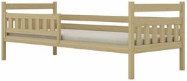 Vaikiška lova Kocot Kids Dawid, lakuota mediena sp., 80 x 200 cm, be patalynės dėžės, su čiužiniu
