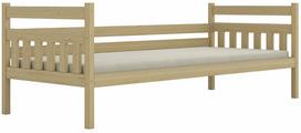 Vaikiška lova Kocot Kids Dawid, lakuota mediena sp., 90 x 180 cm, be patalynės dėžės, su čiužiniu