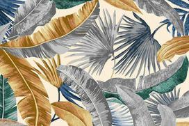 Kilimas vidaus Contrast Jungle 10, kreminė sp./oranžinė sp./pilka sp., 170 cm x 120 cm