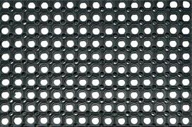 Durų kilimėlis Honeycomb, juoda sp., 100 cm x 150 cm