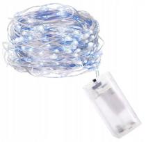 Lempučių girlianda MicroLED "Smart", 1.9 m, šalta balta / mėlyna sp., 20 LED