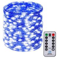 Lempučių girlianda Springos Smart, 10.2 m, mėlyna sp., 100 LED