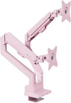 Stalinis dviejų monitorių laikiklis Arozzi Alzare Neo Duo AZ-ALZARE-NEO-DUO-PNK, 17-34", 9 kg