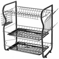 Indų džiovykla Rosberg 55R53000OB, 43 cm x 24 cm x 45 cm, plastikas/metalas, juoda sp.