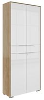 Spinta Nevada, balta sp./riviera oak sp., 37 cm x 81 cm x 199 cm