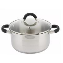 Puodas King Hoff 4344, 20 cm, 3 l, sidabro sp.