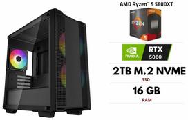 Stacionarus kompiuteris GameRoom AMD Ryzen 5 5600XT, 1 TB, DDR4 16GB, M.2 PCIe SSD 1 TB, Nvidia GeForce RTX 5060 8GB