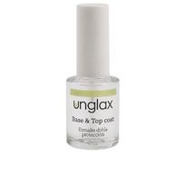 Nagų lako bazė, + viršutinis nagų lako sluoksnis Unglax Base & Top Coat, 10 ml