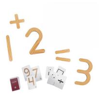 Mokomieji mediniai pagaliukai, matematika Eduplay, ruda sp., 23 vnt.