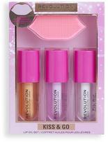 Kosmetikos rinkinys moterims Makeup Revolution London Kiss & Go, 18 ml