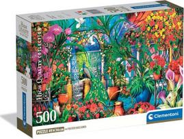 Dėlionė Clementoni Compact The Greenhouse Caretakers 35579, 36 cm x 49 cm, 500 vnt., įvairių spalvų