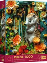 Dėlionė Trefl Paper Art Hedgehog 40042, 68 cm x 34 cm, 1000 vnt., įvairių spalvų