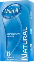 Prezervatyvai Unimil Natural, 12 vnt.