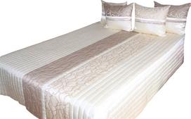 Lovatiesė NM27-A1, smėlio sp., 240 cm x 260 cm