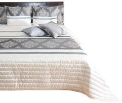 Lovatiesė Mariall NM44-T, grafito sp./kreminė sp., 170 cm x 210 cm
