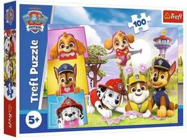 Dėlionė Trefl Paw Patrol, 27.5 cm x 41 cm, 100 vnt., įvairių spalvų