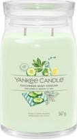 Žvakė, aromatinė Yankee Candle Signature Cucumber Mint Cooler, 60 - 90 h, 567 g, Žalia sp.