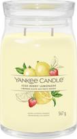 Žvakė, arbatinė Yankee Candle Signature Iced Berry Lemonade, 60 - 90 h, 567 g, geltona sp.
