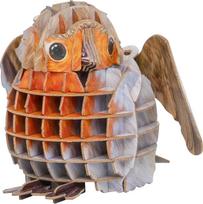 3D dėlionė MakeBug Robin MB-D-0025, 7 cm x 8.4 cm, ruda sp.
